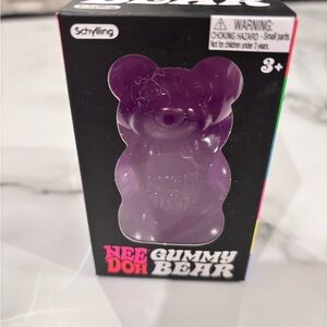 Schylling Nee Doh Purple Gummy Bear Toy